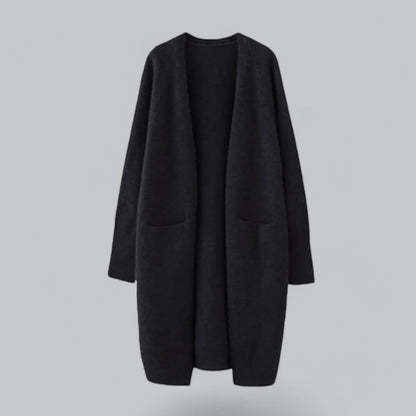 Mira Cardigan Dame | Lang Oversize, Cashmere-Blend 3