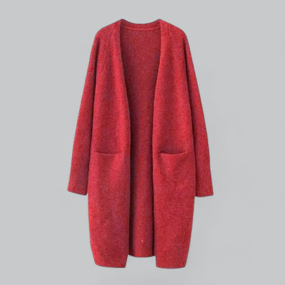 Mira Cardigan Dame | Lang Oversize, Cashmere-Blend 6
