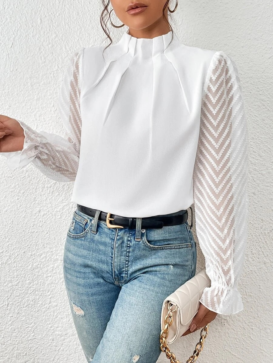 Mira Damebluse | Sofistikeret Ærme, Tidløs Elegance 1