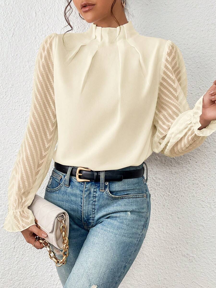 Mira Damebluse | Sofistikeret Ærme, Tidløs Elegance 3