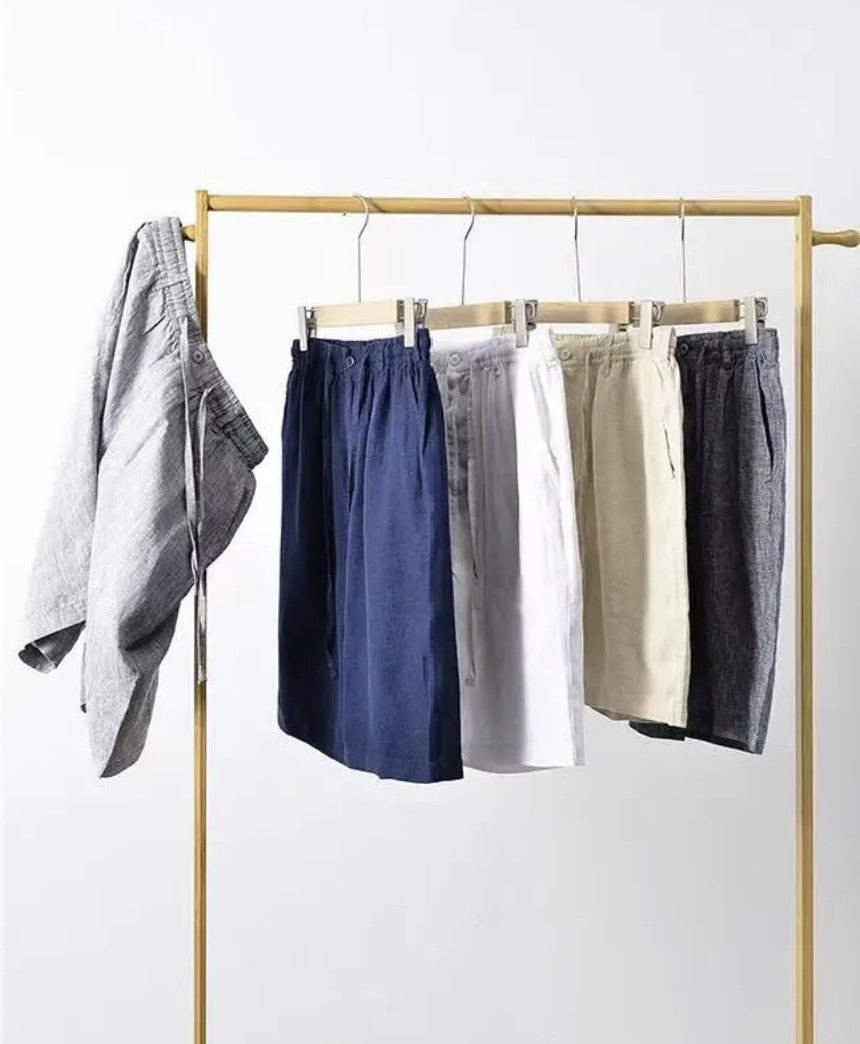 Nero Herre Shorts | Let Hørmix, Elastisk Talje, Afslappet Pasform 3