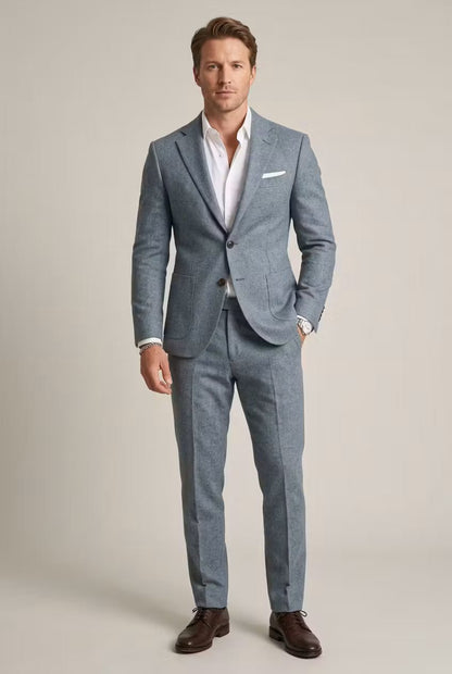 Nolan Slim-Fit Nylon Suit | Durable, Formal Attire for Men 0