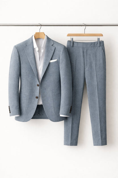 Nolan Slim-Fit Nylon Suit | Durable, Formal Attire for Men 1