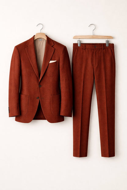 Nolan Slim-Fit Nylon Suit | Durable, Formal Attire for Men 11