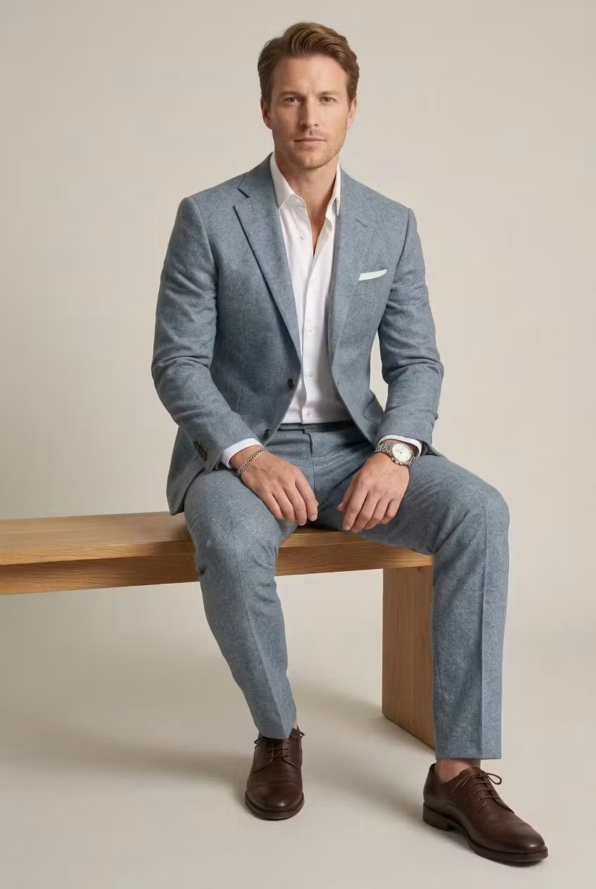 Nolan Slim-Fit Nylon Suit | Durable, Formal Attire for Men 6