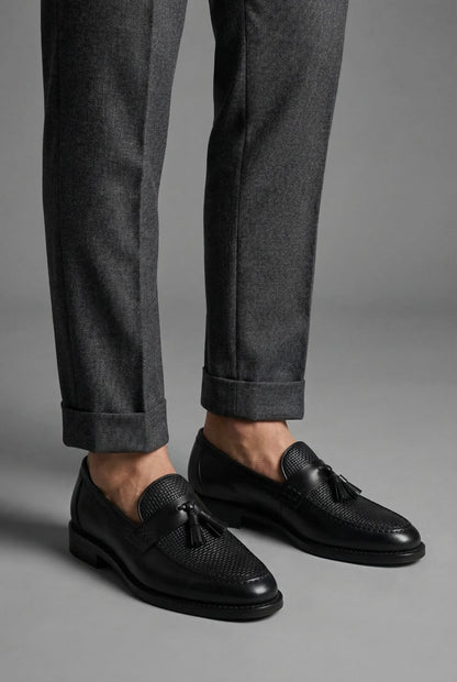 Oliver Loafers Herre | Klassisk Flettet Slip-On med Kvaster 4