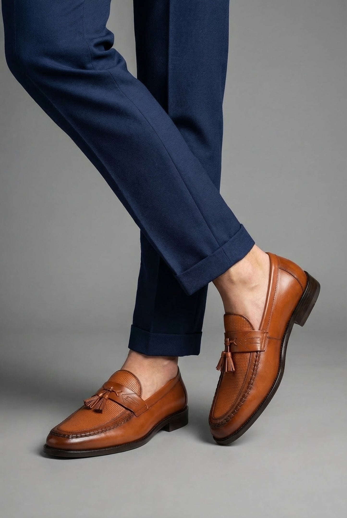 Oliver Loafers Herre | Klassisk Flettet Slip-On med Kvaster 8