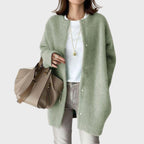 Olivia Cardigan Dame | Oversized Cashmere med Trykknapper 6
