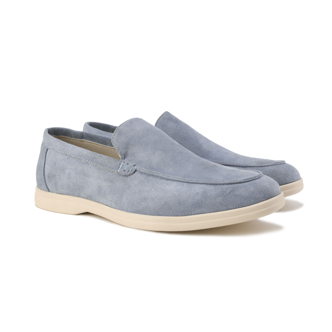 Oskar Loafer Herresko | Slip-On, Suede-Lignende Forårssko 0