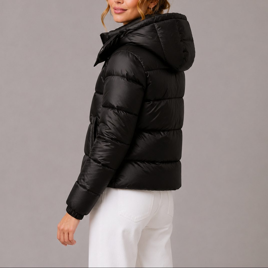 Pava Puffer Jakke Dame | Hætte, Varm Isolering, Afslappet Pasform 3