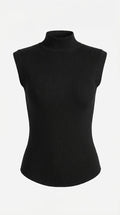 Rina Ribbet Top | Figursyet, Langærmet, Ribstrikket