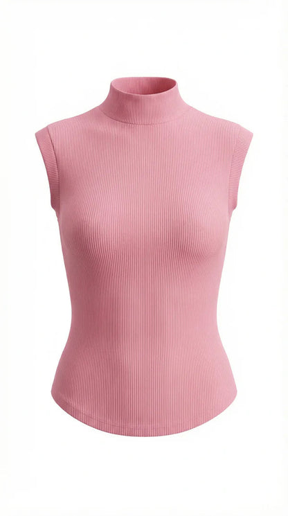 Rina Ribbet Top | Figursyet, Langærmet, Ribstrikket 2
