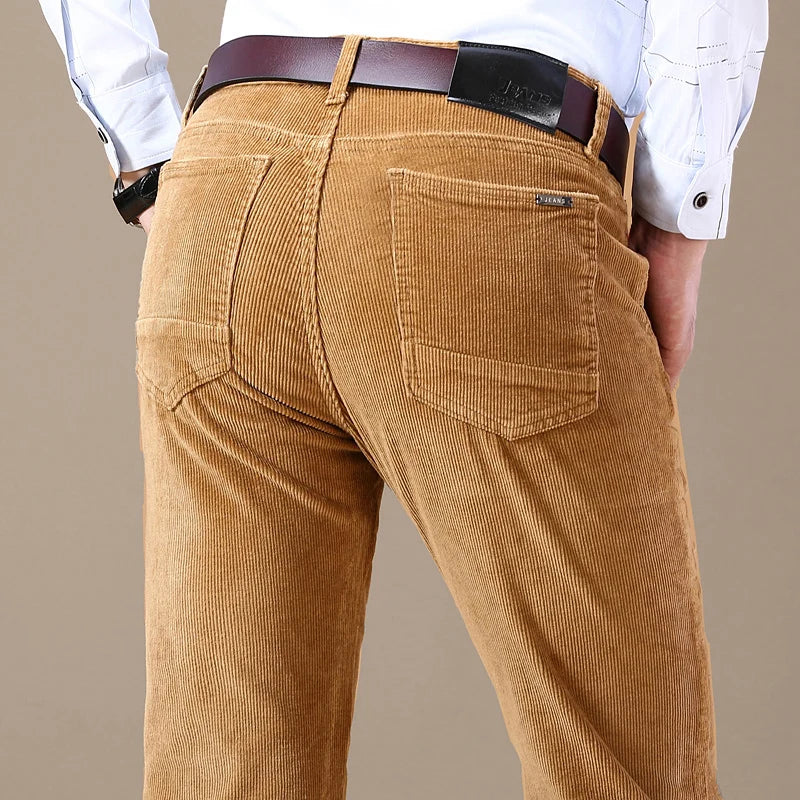 Salvo Jeans Herre | Ribbet Fløjl, Komfortabel og Tidløs Stil 2