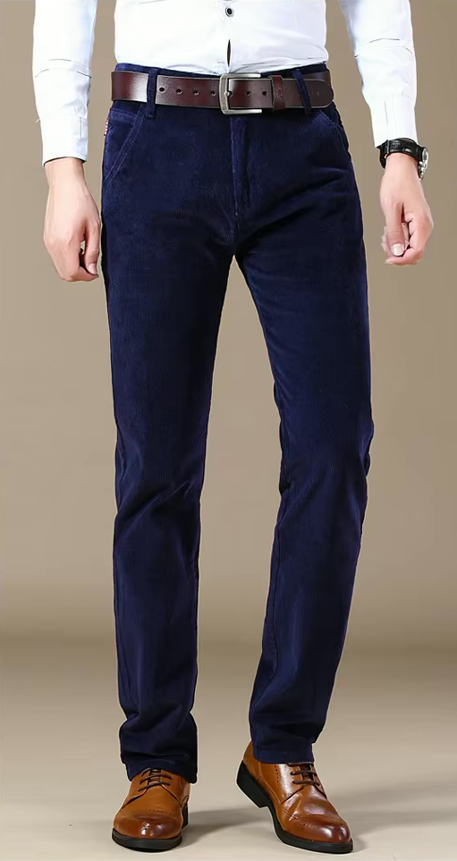 Salvo Jeans Herre | Ribbet Fløjl, Komfortabel og Tidløs Stil 7