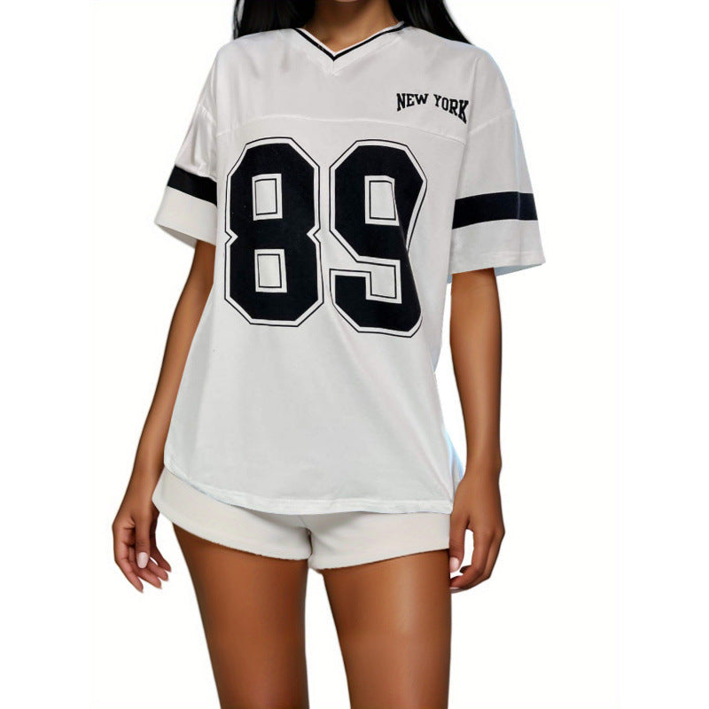 Sienna Sports T-shirt | Oversized, New York Print 4