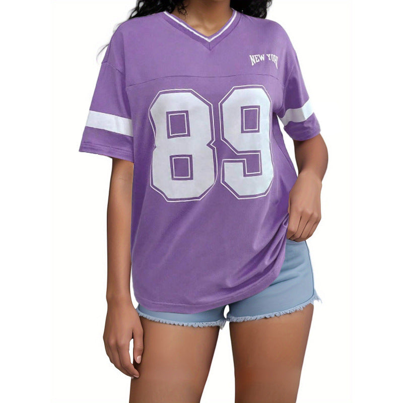 Sienna Sports T-shirt | Oversized, New York Print 5