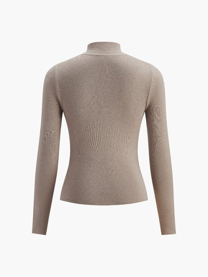 Sila Slim Fit Striktrøje Dame | Medium Stretch, Casual Pullover i Viskose-Polyester 6