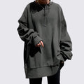 Sira Oversized Sweatshirt | Langærmet, Drop Shoulder Design