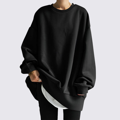 Sira Oversized Sweatshirt | Langærmet, Drop Shoulder Design 1