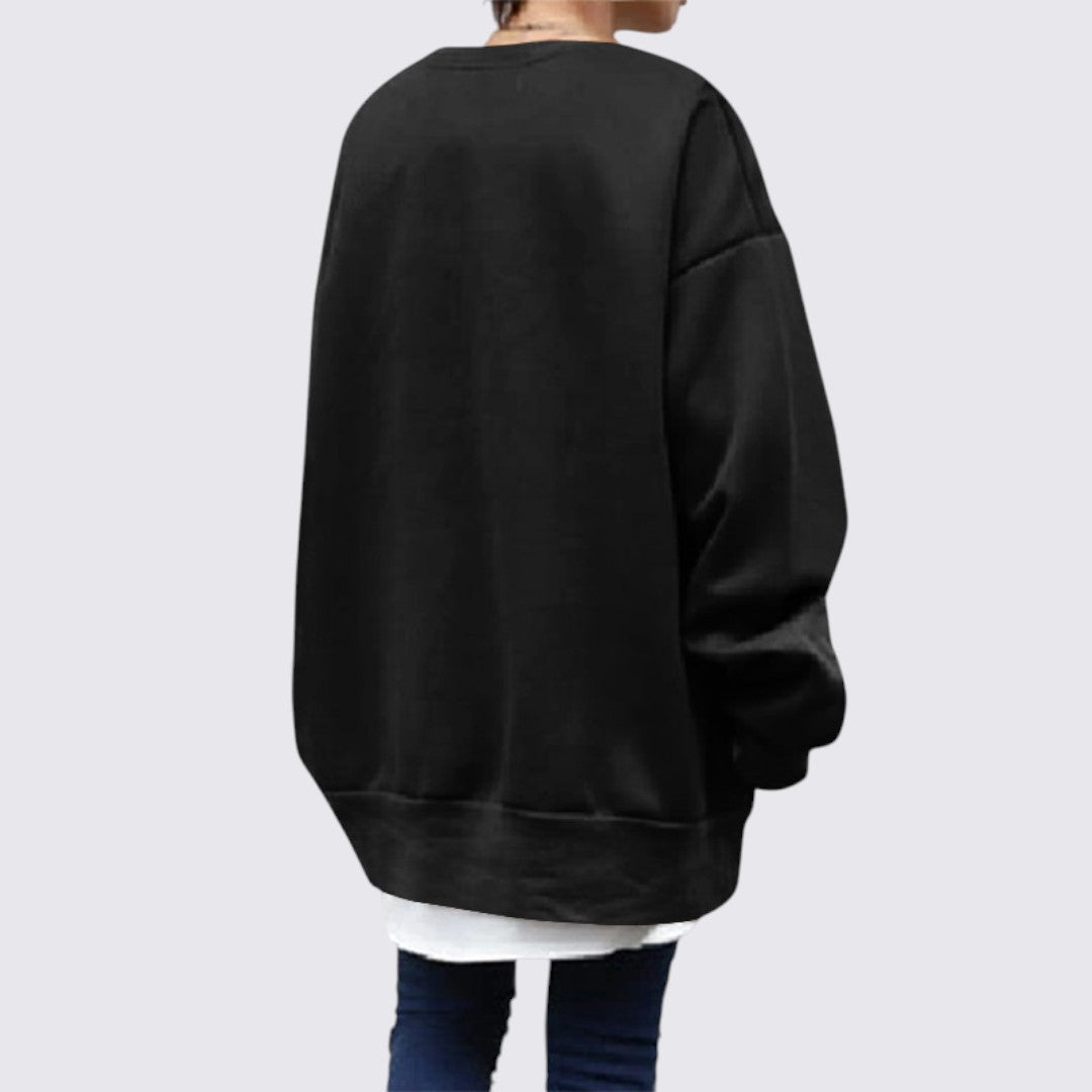 Sira Oversized Sweatshirt | Langærmet, Drop Shoulder Design 2