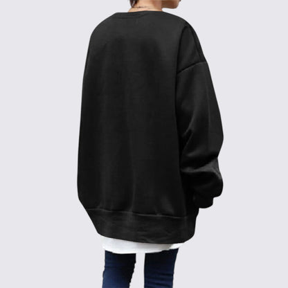Sira Oversized Sweatshirt | Langærmet, Drop Shoulder Design 2