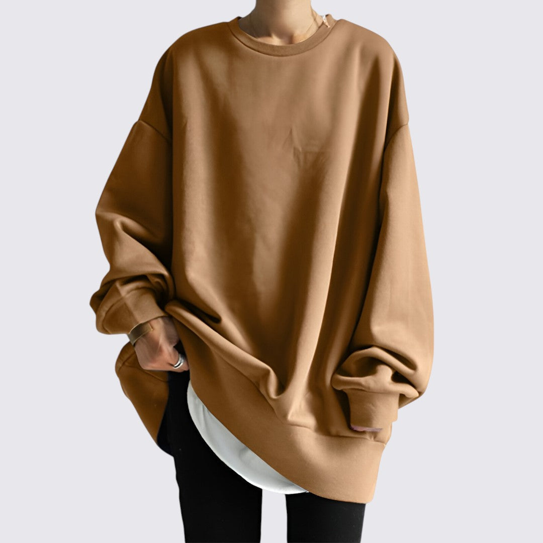 Sira Oversized Sweatshirt | Langærmet, Drop Shoulder Design 3