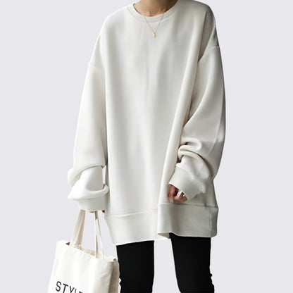 Sira Oversized Sweatshirt | Langærmet, Drop Shoulder Design 4
