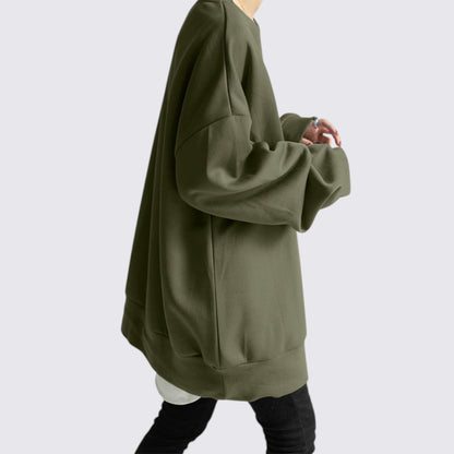 Sira Oversized Sweatshirt | Langærmet, Drop Shoulder Design 6