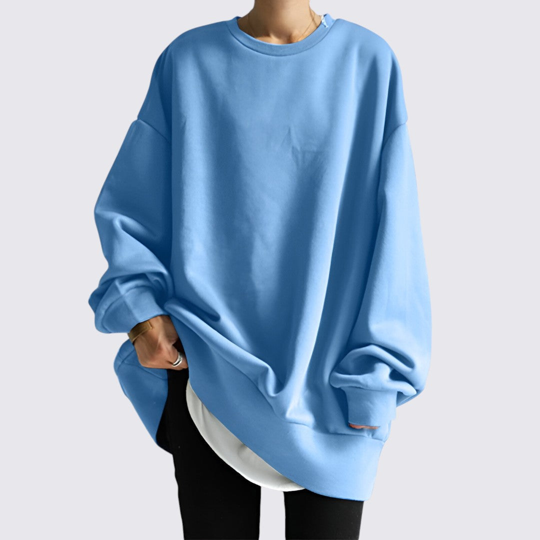 Sira Oversized Sweatshirt | Langærmet, Drop Shoulder Design 7