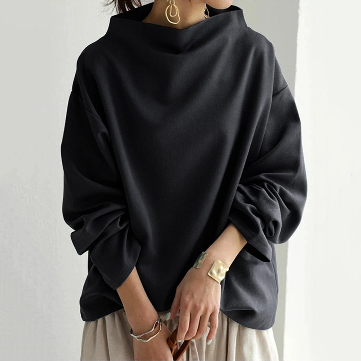 Sira Top | Sofistikeret Design med Høj Hals 1