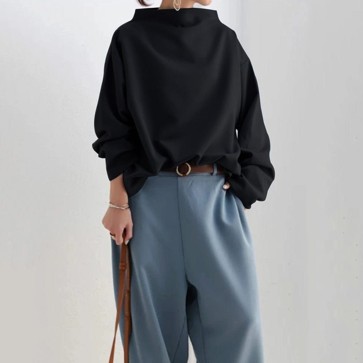 Sira Top | Sofistikeret Design med Høj Hals 5