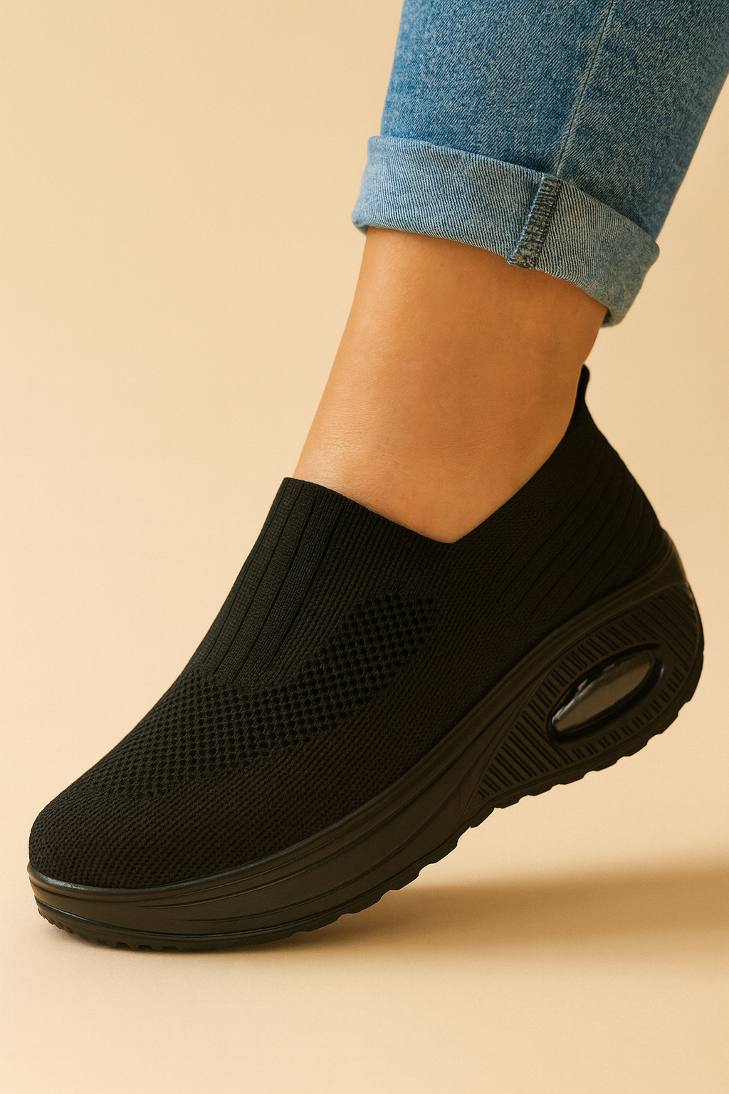 Sola Slip-On Sneakers | Platform, Luftdæmpning til Kvinder 6