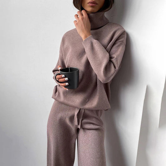 Talia Sweater Set | Soft Knit, Turtleneck 0