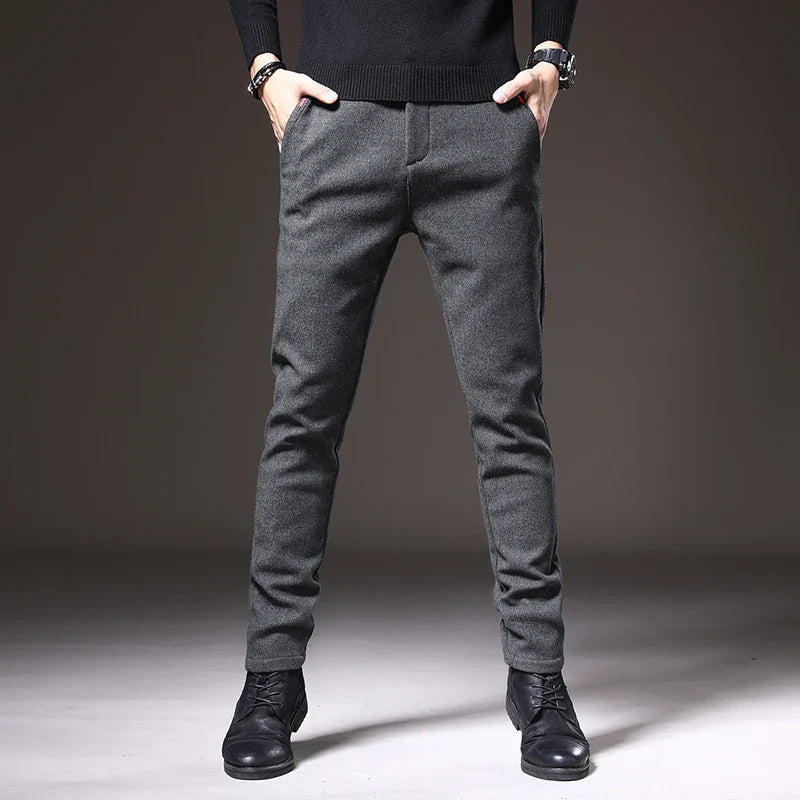 Verno Herre Pantalon | Slim Fit, Tilspidsede Ben 0