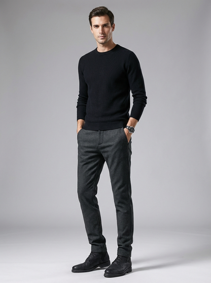 Verno Herre Pantalon | Slim Fit, Tilspidsede Ben 1