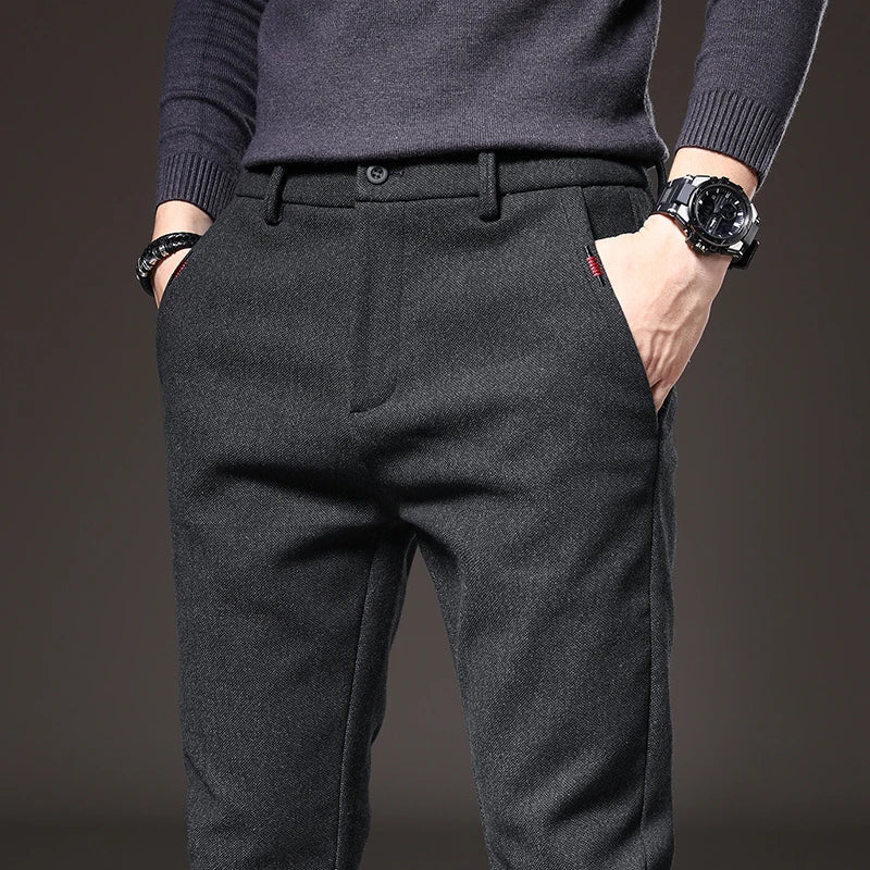 Verno Herre Pantalon | Slim Fit, Tilspidsede Ben 7