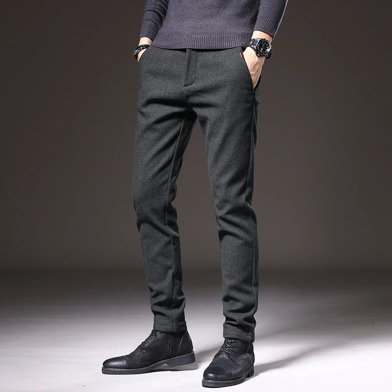 Verno Herre Pantalon | Slim Fit, Tilspidsede Ben 8