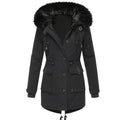 Ingelise | Parka jacket with fur trim and drawstring at the waist
